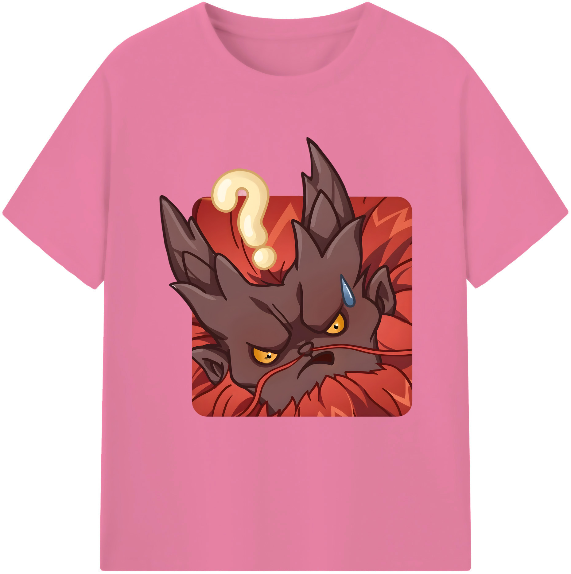 （画像用） Ne Zha 2 ナタ 魔童の大暴れ 綿100％半袖Tシャツ（フロントプリント）